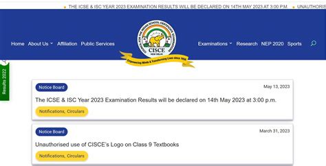 ICSE, ISC Result 2023 Live: CISCE 10th, 12th results out, .
